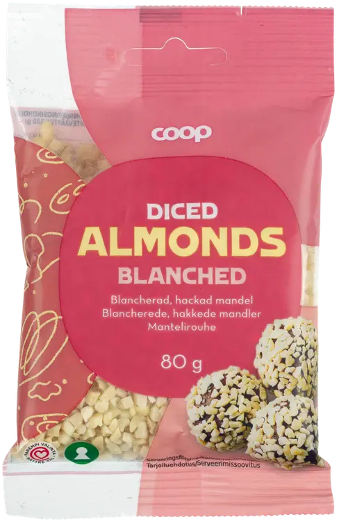 Coop mantelirouhe kuorituista manteleista 80g