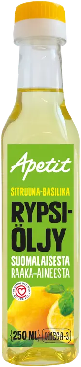 Apetit sitruuna-basilika rypsiöljy 250ml