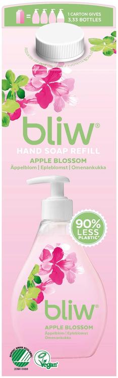 Bliw Omenankukka käsisaippua täyttöpakkaus 1000ml