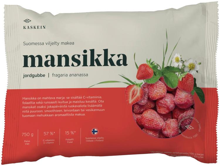 Kaskein 750 g Mansikka pakaste