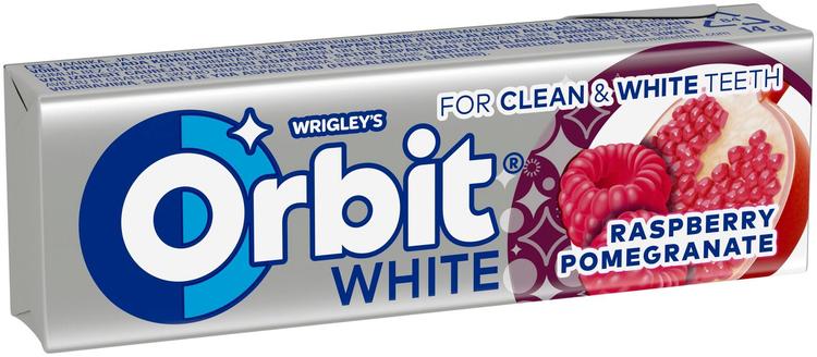 Orbit White Vaarika-granaatõuna 14g