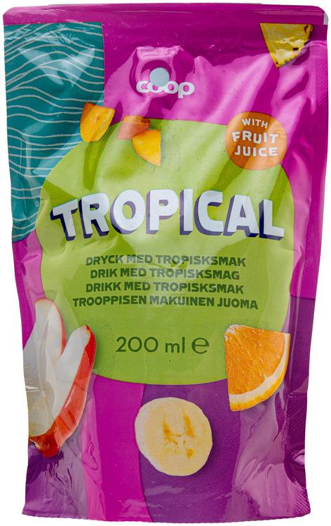 Coop mehujuoma tropical 0,2 l