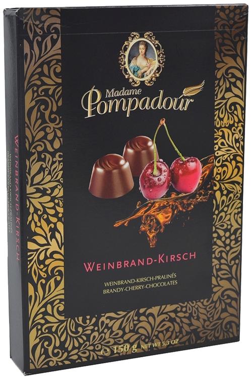 Halloren Madame Pompadour kirsikkatäytteisiä suklaakonvehteja 150 g