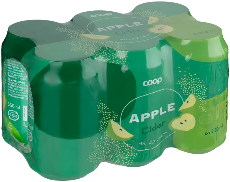 6xCoop Apple Cider 4,7 % 0,33 l tlk