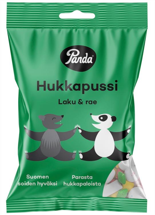 Panda Hukkapussi lakritsi ja rae makeissekoitus 200g