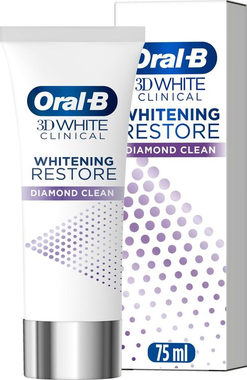 Oral-B 3D White Clinical Whitening Restore Diamond Clean 75ml hammastahna