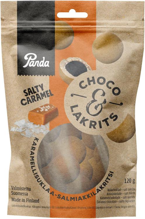 Panda Choco Lakrits suolainen karamelli suklaa lakritsi 120g