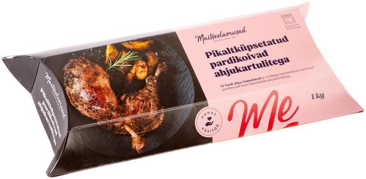 Pikalt küpsetatud pardikoivad ahjukartulitega 1 kg