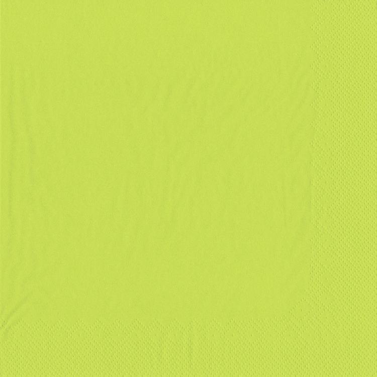 50 Napkins, 2-ply 1/4 fold 40 cm x 40 cm limen vihreä