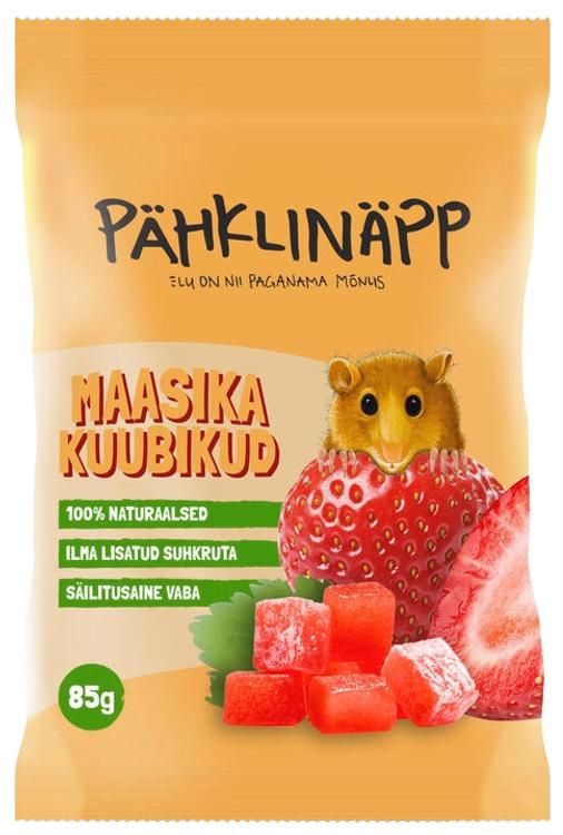 Maasikakuubikud 85 g Pähklinäpp