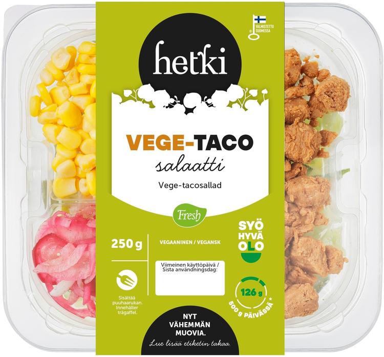 Fresh Lounashetki Vege-Tacosalaatti 250g