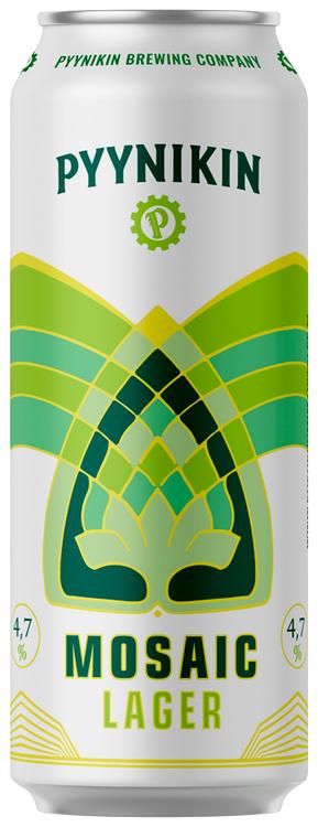 Pyynikin Mosaic Lager õlu 4,7%vol 500ml