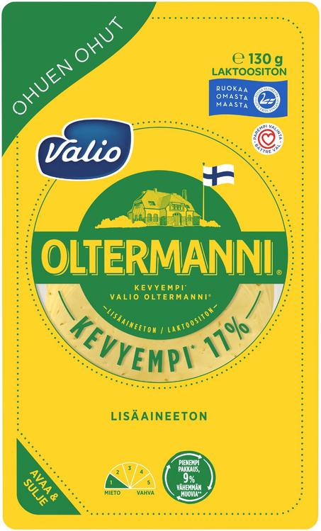 Valio Oltermanni® 17 % ohuen ohut e130 g viipale