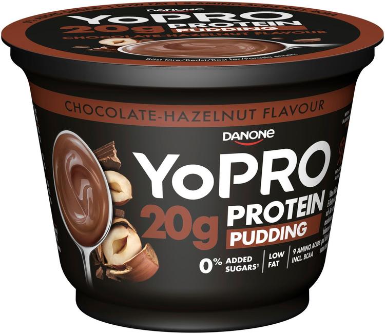 Danone YoPro Proteiinivanukas 200g suklaan ja hasselpähkinän makuinen