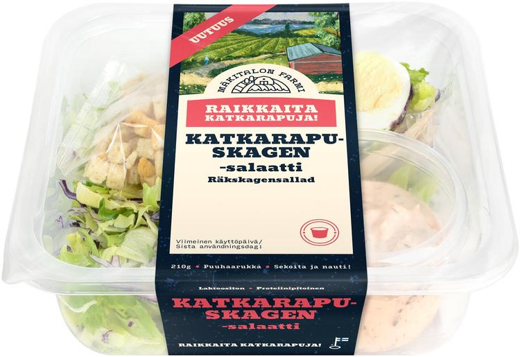 Mäkitalon Farmi Katkarapuskagensalaatti 210 g