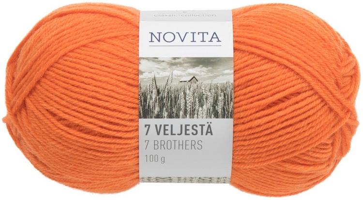 Novita 7 veljestä 100g appelsiini 278