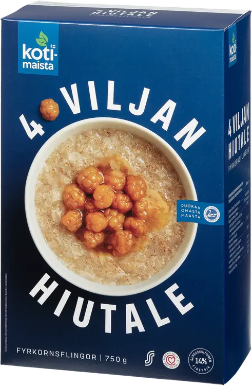 Kotimaista 4 Viljan hiutale 750 g
