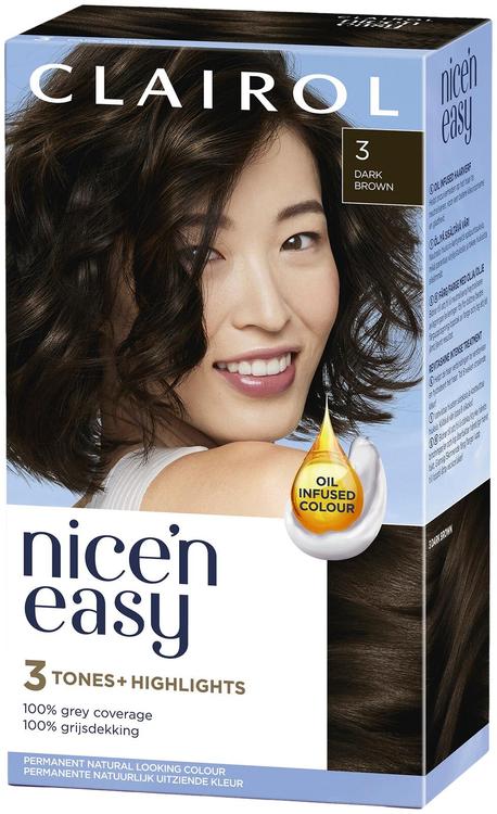 Juuksevärv Clairol püsi 3 tumepruun