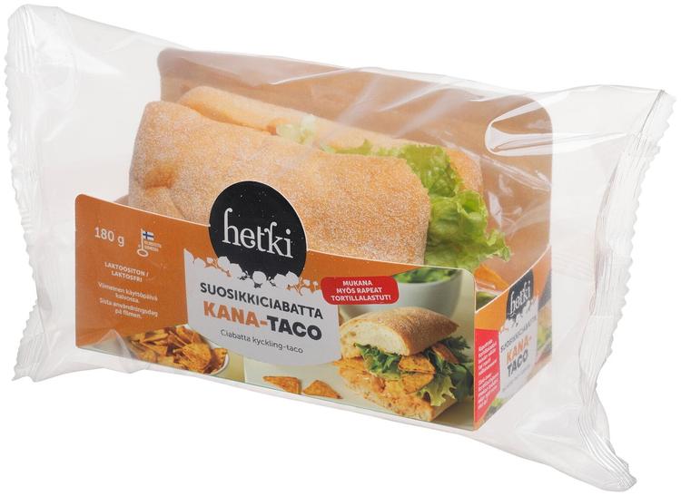 Fresh Hetki Suosikkiciabatta Kana-taco 180g