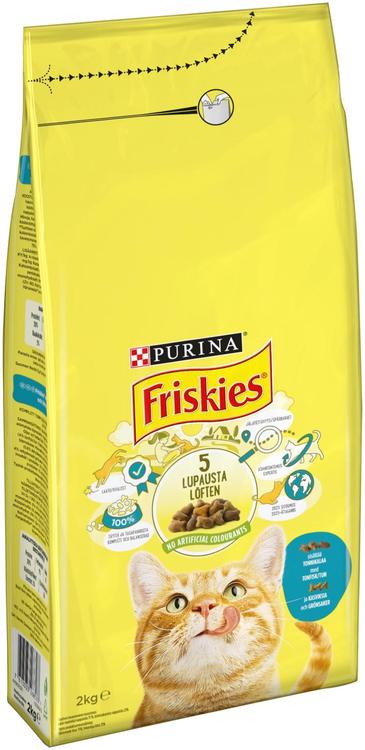 Friskies 2kg Adult Tonnikalaa ja Kasviksia kissanruoka