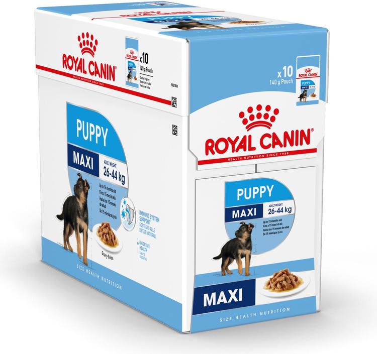ROYAL CANIN MAXI PUPPY GRAVY 10X140G