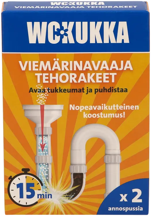 WC Kukka Viemärinavaaja Tehorakeet 2x60g