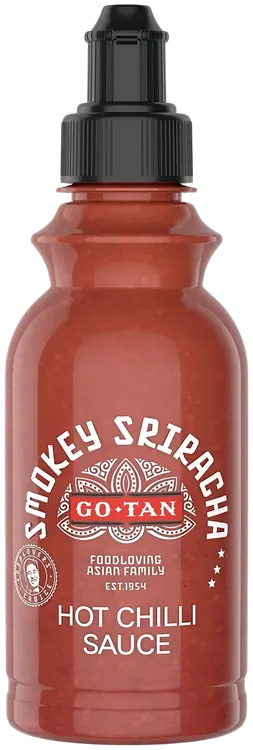 Go-Tan Smokey Sriracha Hot Chilli Sauce kastike 215ml