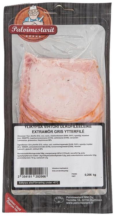 Palvimestarit 400-600g Ylikypsä fileeleike Vihtori viipale