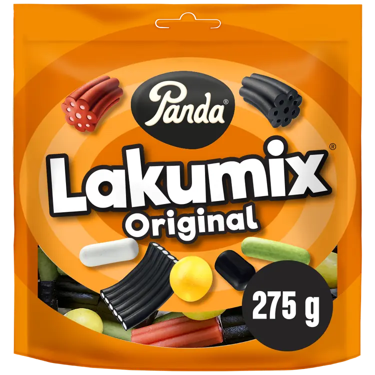 Panda LakuMix original lakritsisekoitus 275g