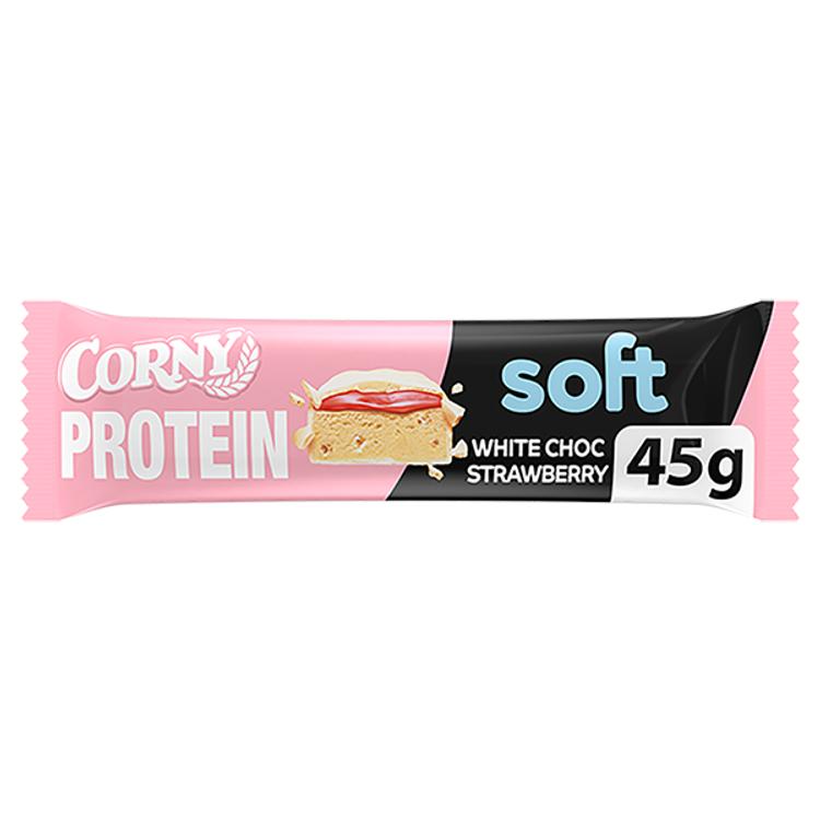 Corny proteiinibatoon 45g valge šokolaadi-maasika