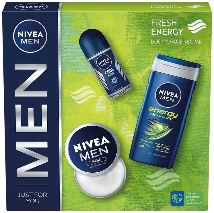 NIVEA MEN lahjapakkaus Energy 2023 sis. 3 tuotetta
