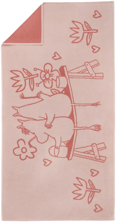Moomin Arabia kylpypyyhe 70x140 Rakkaus