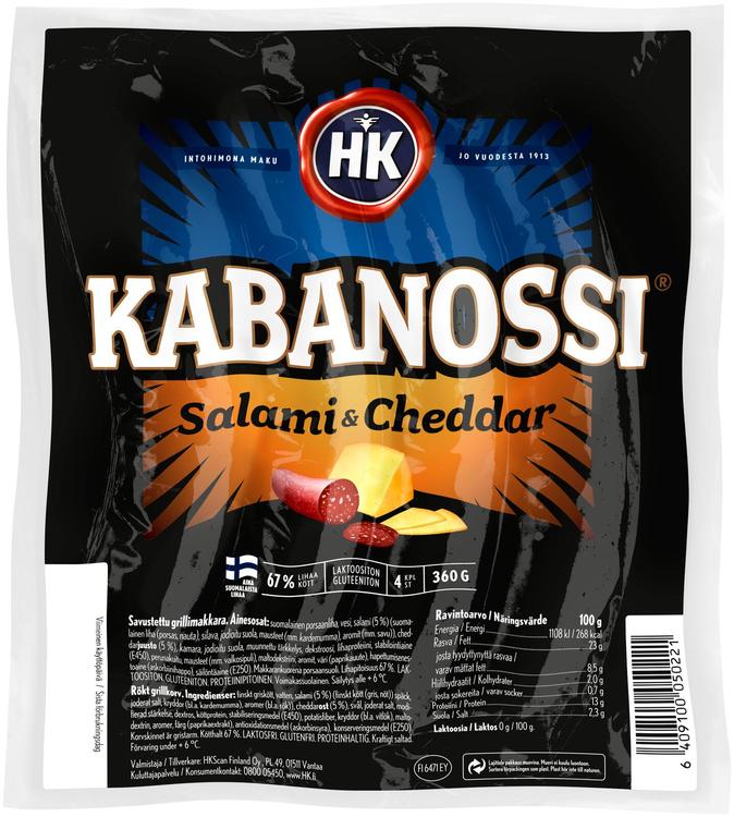 HK Kabanossi® Salami & Cheddar 360 g