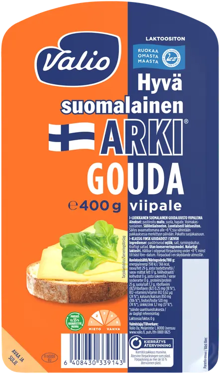 Valio Hyvä suomalainen Arki® goudaviipale e400 g