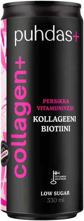 Puhdas+ Collagen+ vitamiinivesi persikka 330 ml