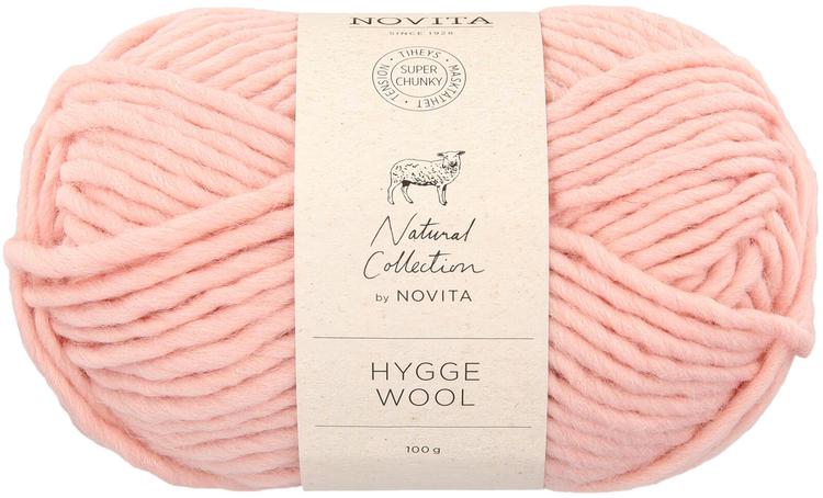 Novita Hygge Wool 100g, 504 ruusuvesi