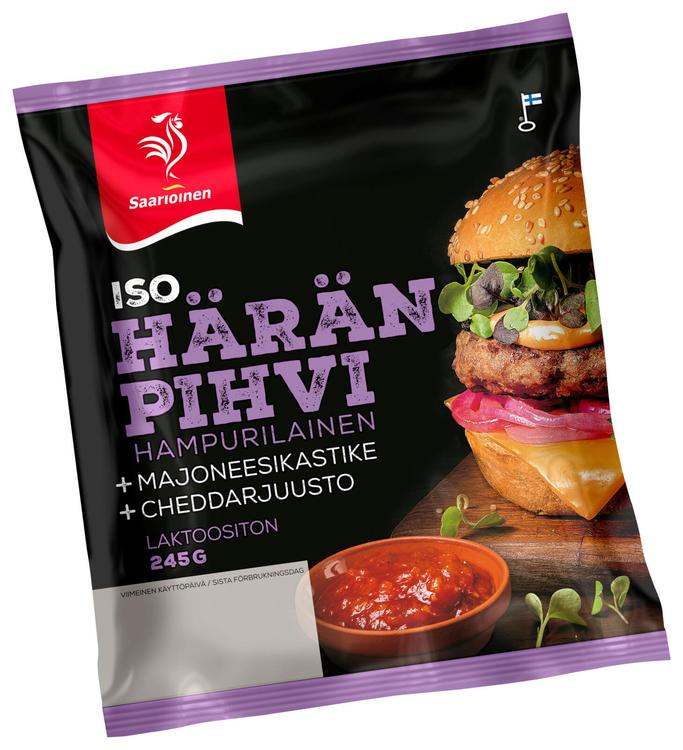 Saarioinen Iso häränpihvihampurilainen 245g