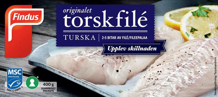 Findus Turska MSC 400g, pakaste