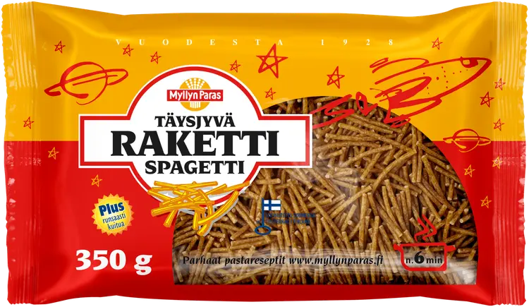 Myllyn Paras Täysjyvä Raketti Spagetti 350g