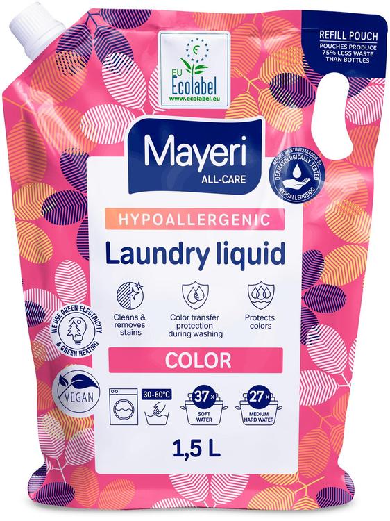 Pesugeel color hypoallergenic täitepakk 1,5l