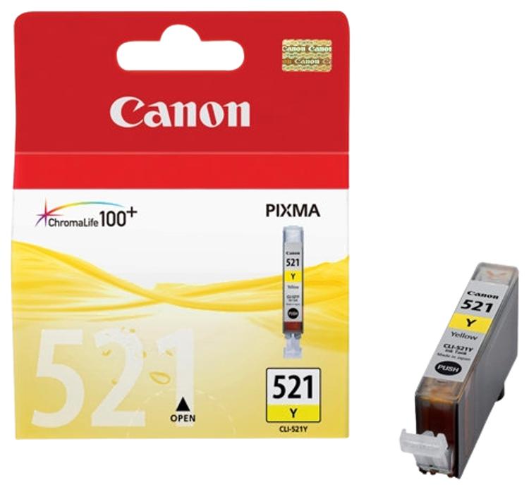 Canon CLI-521 mustepatruuna keltainen