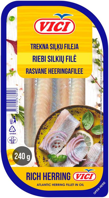 Heeringafilee, rasvane 240 g