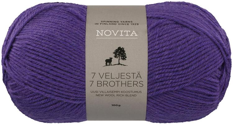 Novita 7 Veljestä 100g 750 muurikello