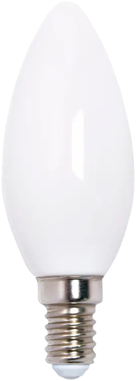 Airam LED kynttiläkupu 470lm 4000K E14 opaali fullglass 2BX