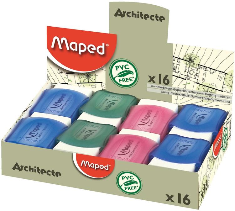 Maped Pyyhekumi Architecte, erilaisia