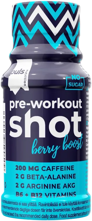 PULS PRE-Workout Shot Berry boost 60 ml
