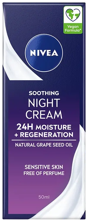 NIVEA 50ml Soothing Night Cream -yövoide