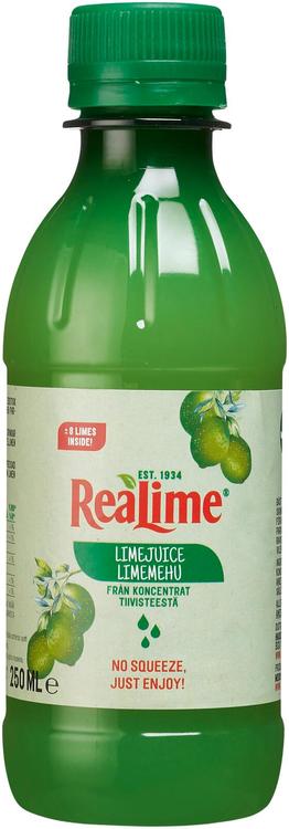 Realime limetäysmehu 250ml