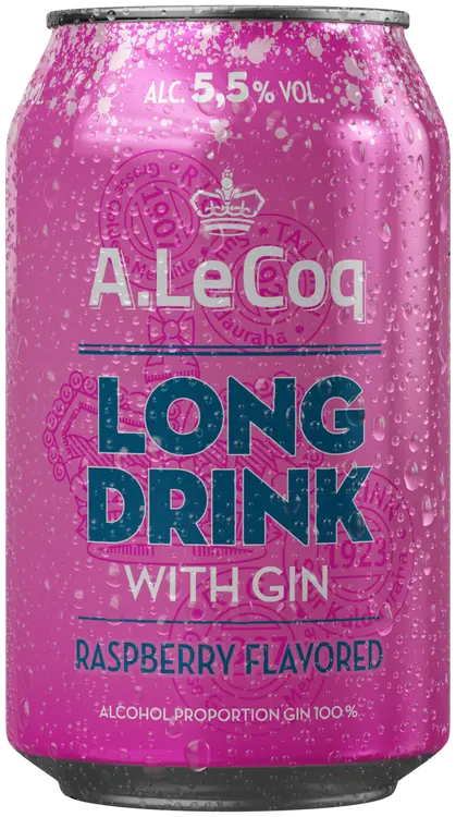 A. Le Coq GIN Raspberry Long Drink 5,5 % 0,33 l tlk