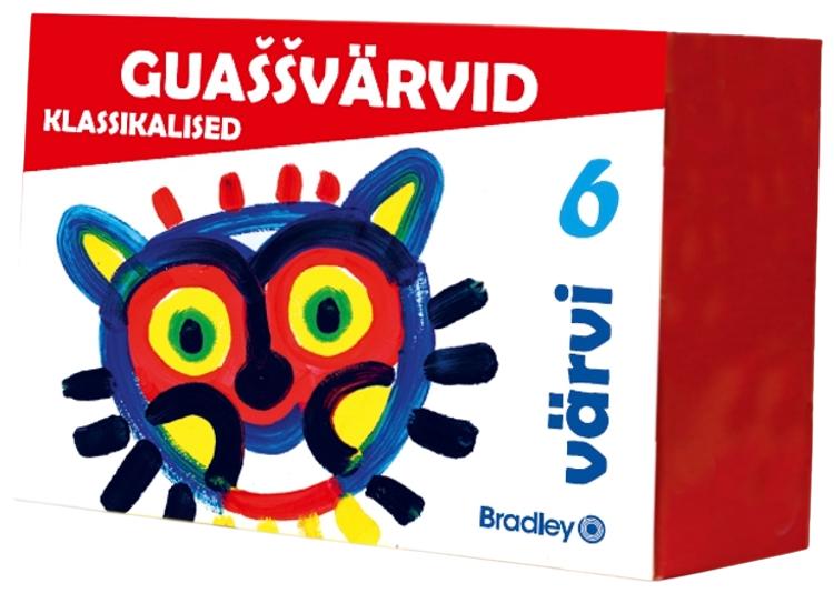 Bradley guašš 6 värvi, a20 ml
